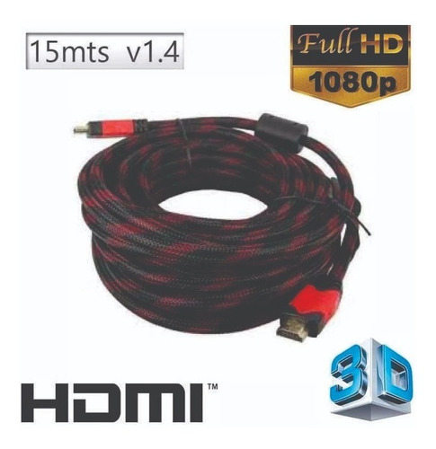 CABLE HDMI 15MTS MALLADO