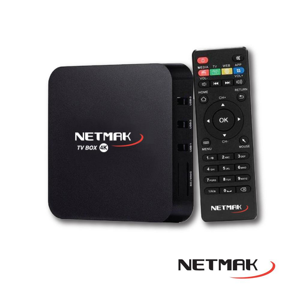 TV BOX NETMAK NM-TBBOX1 4K 1GB/8GB