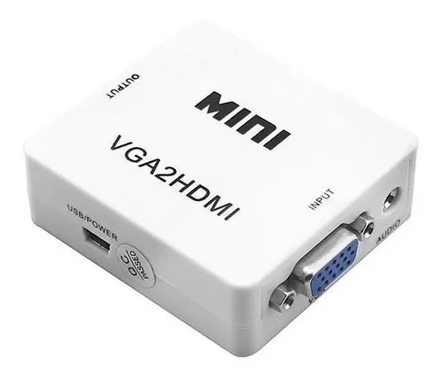 CONVERSOR VGA + AUDIO A HDMI NETMAK